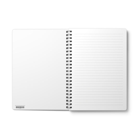 Blue Striped Spiral Notebook