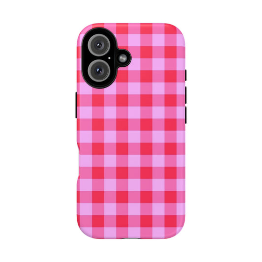 Pink Gingham Phone Case