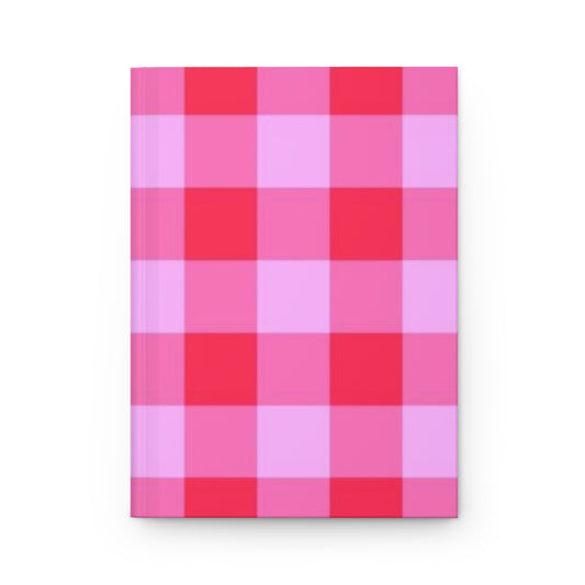 Pink Gingham Notebook